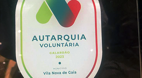Gaia distinguida como «Autarquia Voluntária»