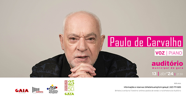 Paulo de Carvalho – Voz e Piano