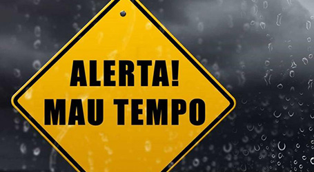 Proteção Civil alerta para “chuva forte” e vento nos próximos dias